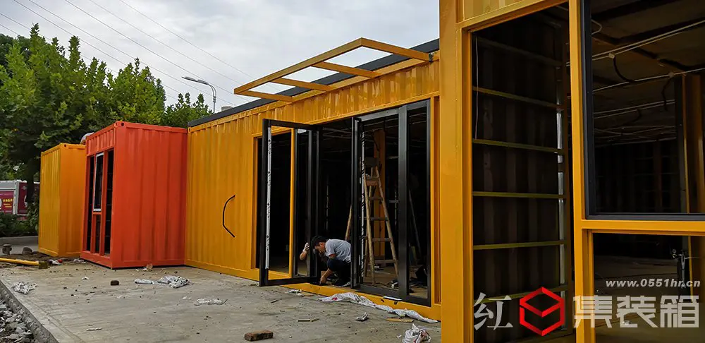 泰和印象集装箱售楼部设计施工