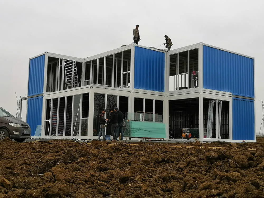 万创东方樾集装箱售楼部设计施工