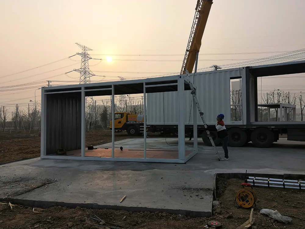 万创东方樾集装箱售楼部设计施工