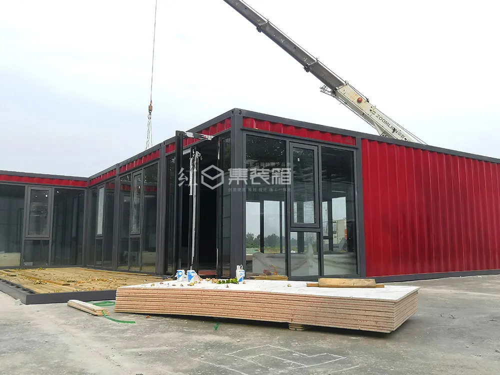 山东鄄州府集装箱售楼部设计施工