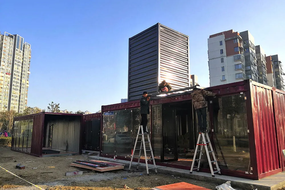 和顺紫悦府集装箱接待中心设计施工