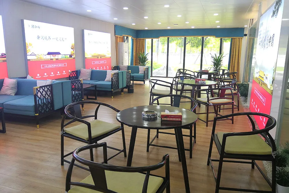 六安振兴国御府集装箱售楼部设计施工