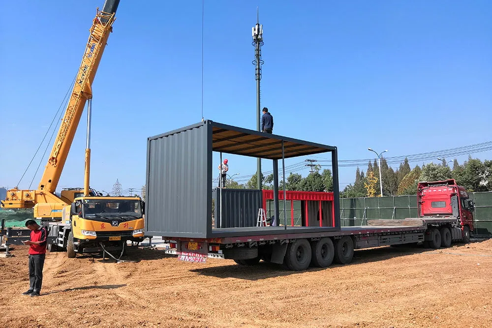 六安振兴国御府集装箱售楼部设计施工