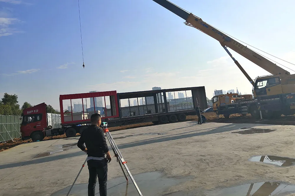 六安振兴国御府集装箱售楼部设计施工