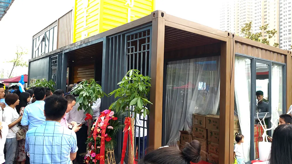 中梁美好上院集装箱售楼部设计施工