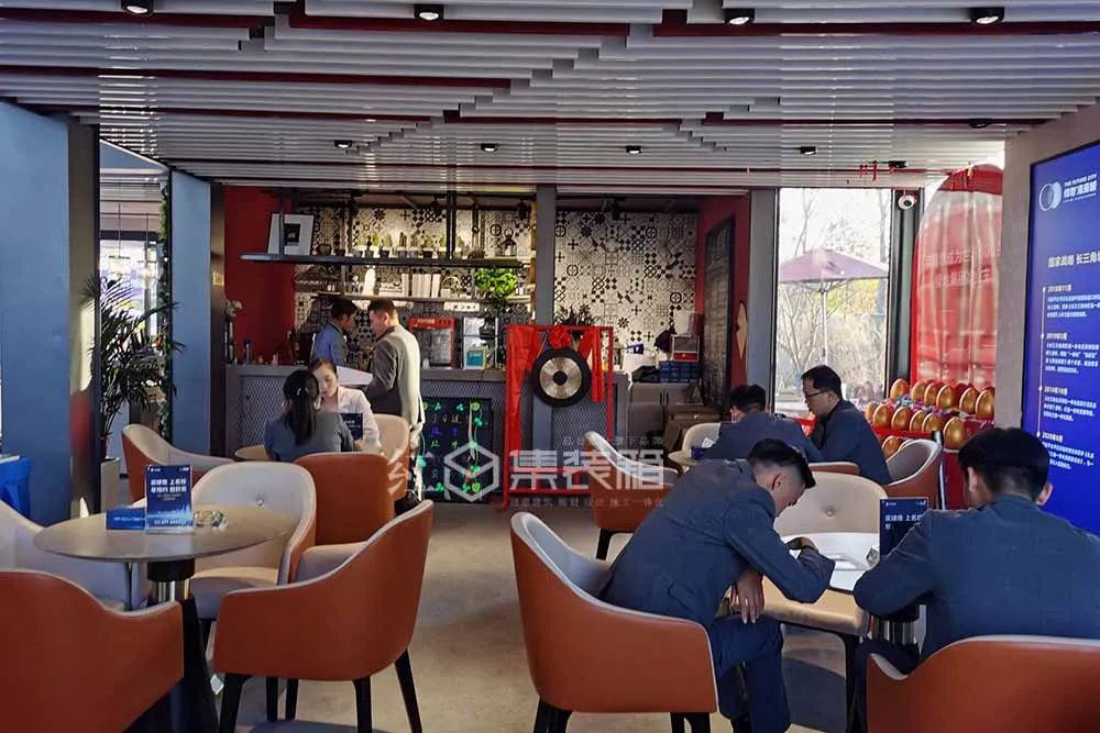 绿地未来城集装箱售楼部设计施工