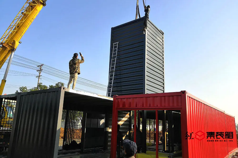 书香门第集装箱城市展厅设计施工