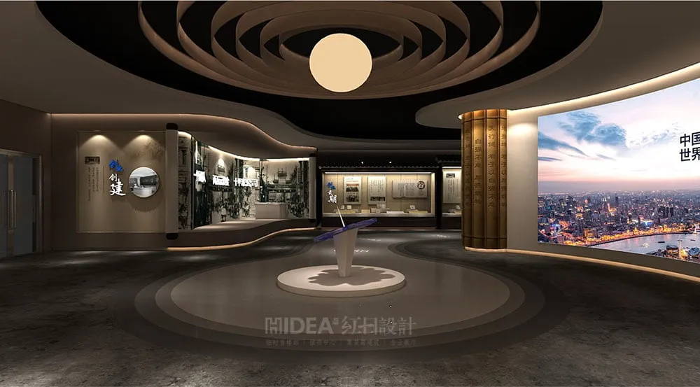 泰豪科技公司史馆展厅设计施工