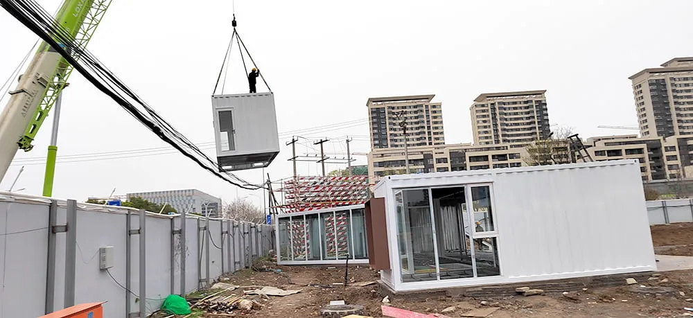 中环财富广场集装箱售楼部展厅设计施工