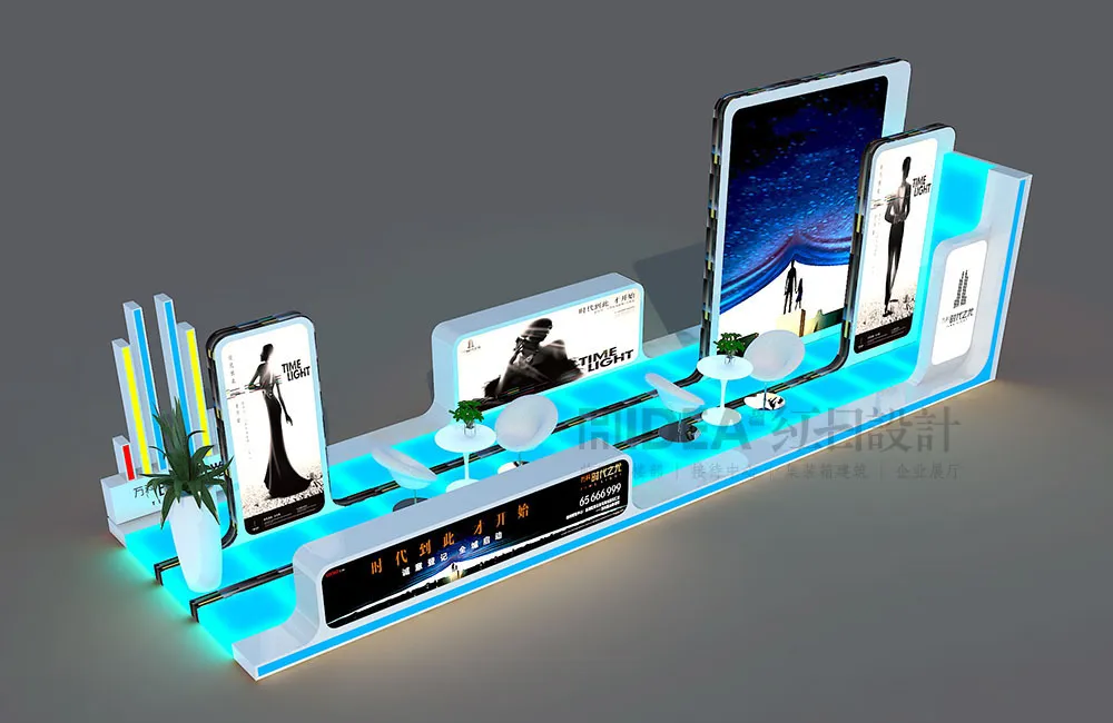 万科时代之光临展点设计施工