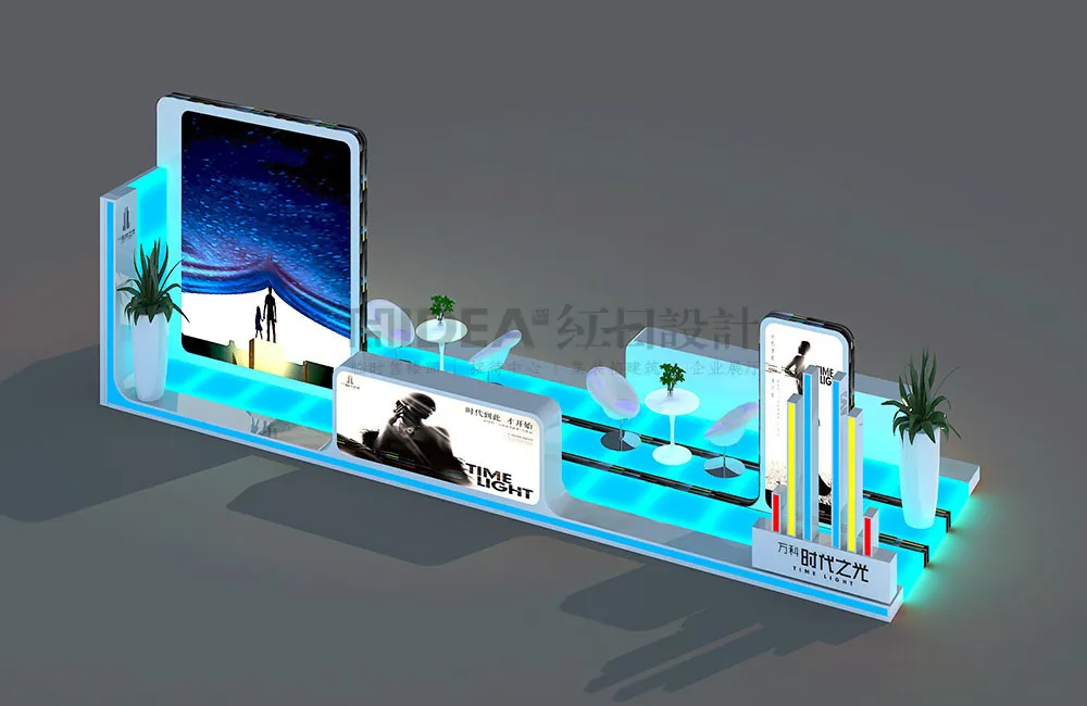 万科时代之光临展点设计施工