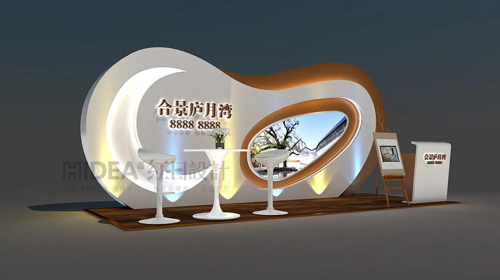 合景庐月湾临展点设计施工