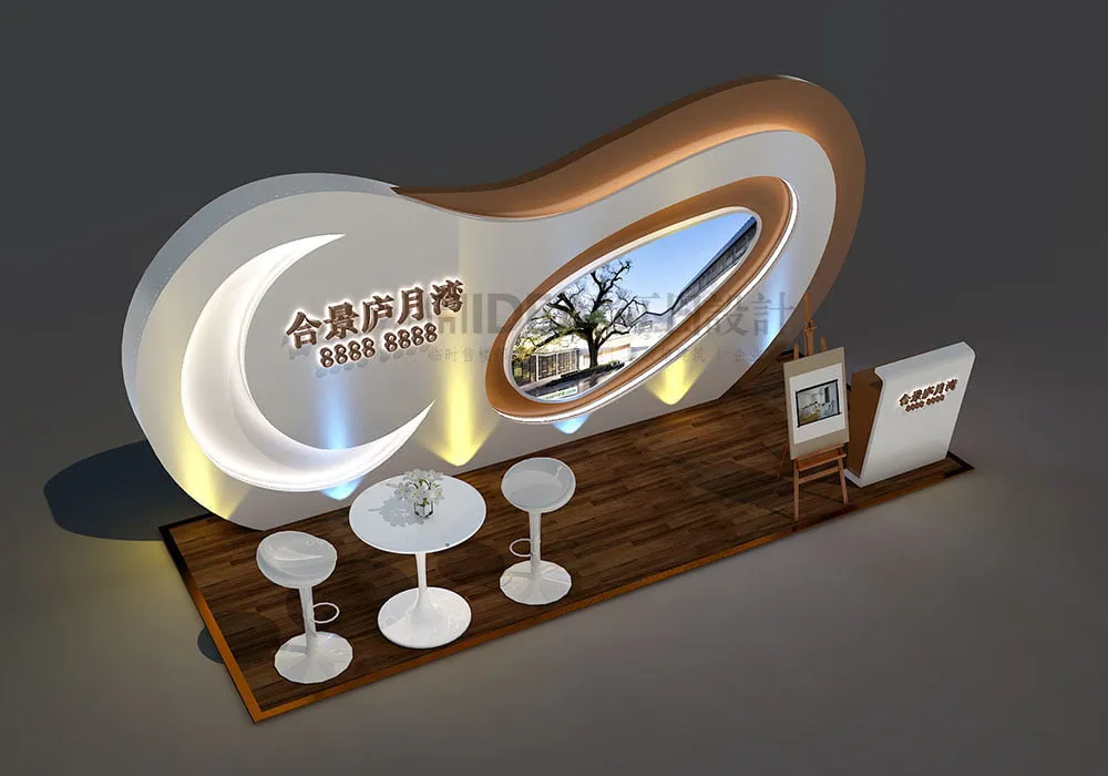 合景庐月湾临展点设计施工