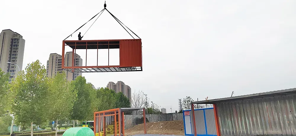 鼎建璟阳里集装箱售楼部城市展厅设计施工