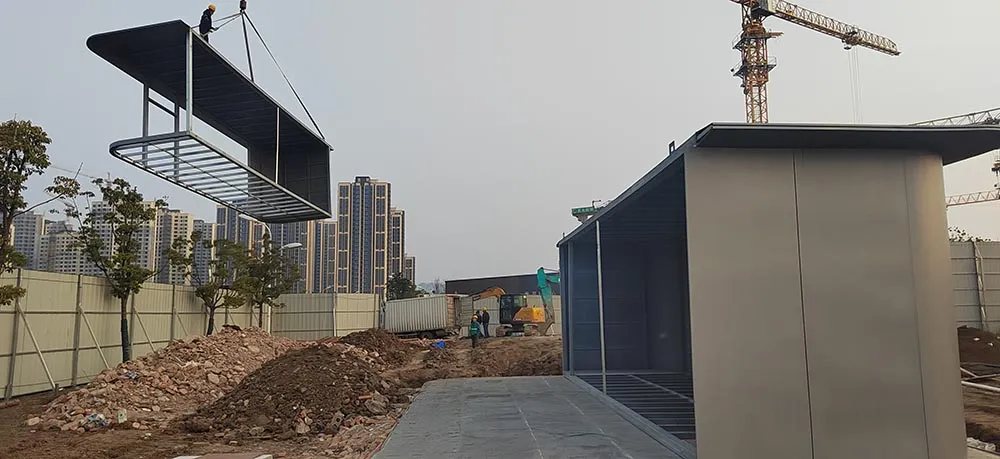 远大九璟湾模块化展厅设计施工