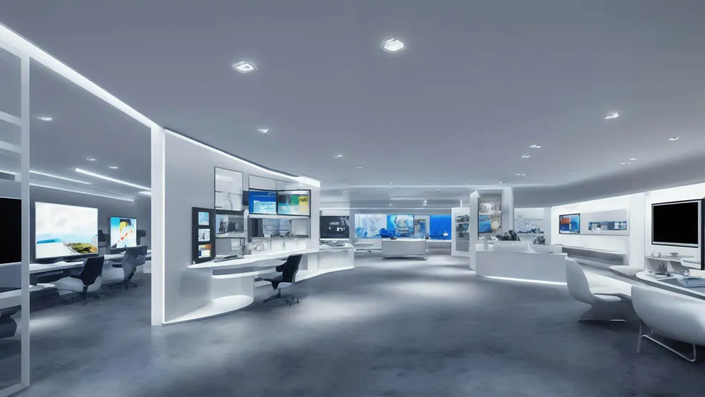 泰兴医疗科技展厅设计施工