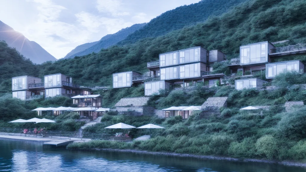 虎爪山景区模块化民宿设计施工一体化