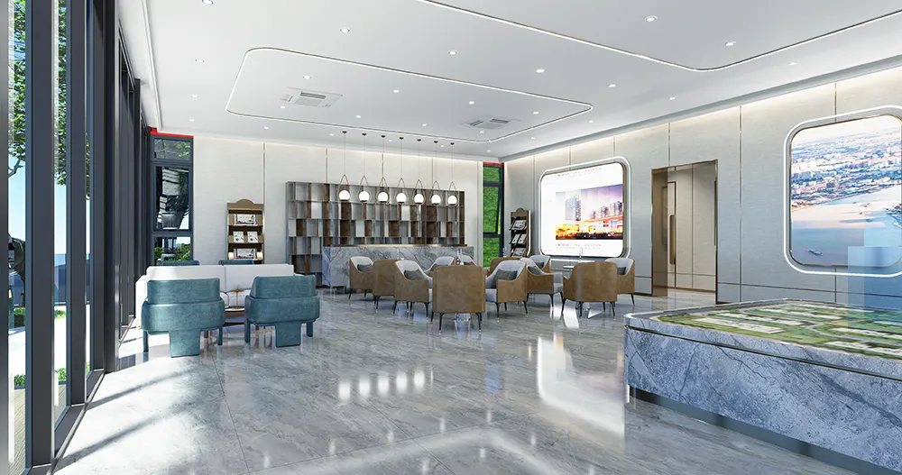 广州佛山国弘制造产业园售楼部设计施工