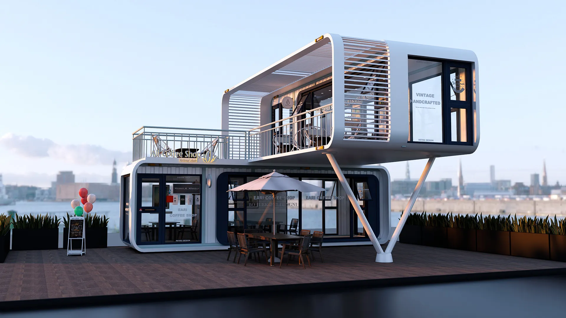 南岭公园集装箱驿站设计施工