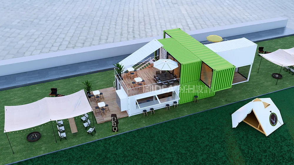 南岭公园集装箱驿站设计施工 南岭公园集装箱驿站设计施工