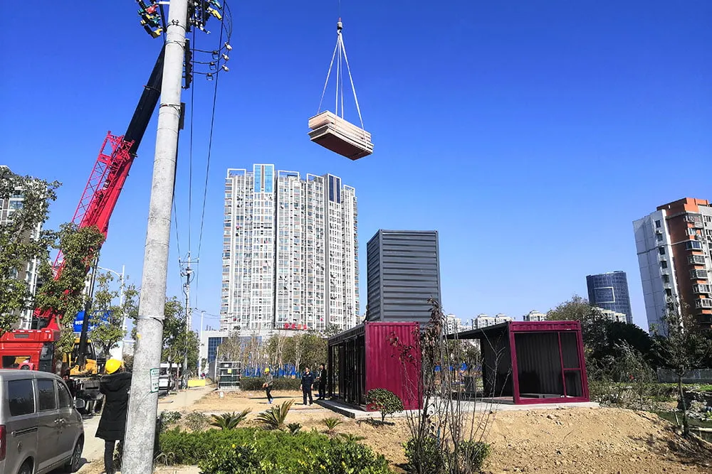 和顺紫悦府集装箱接待中心设计施工