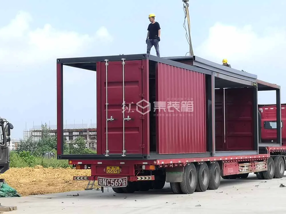 绿地未来城集装箱售楼部设计施工