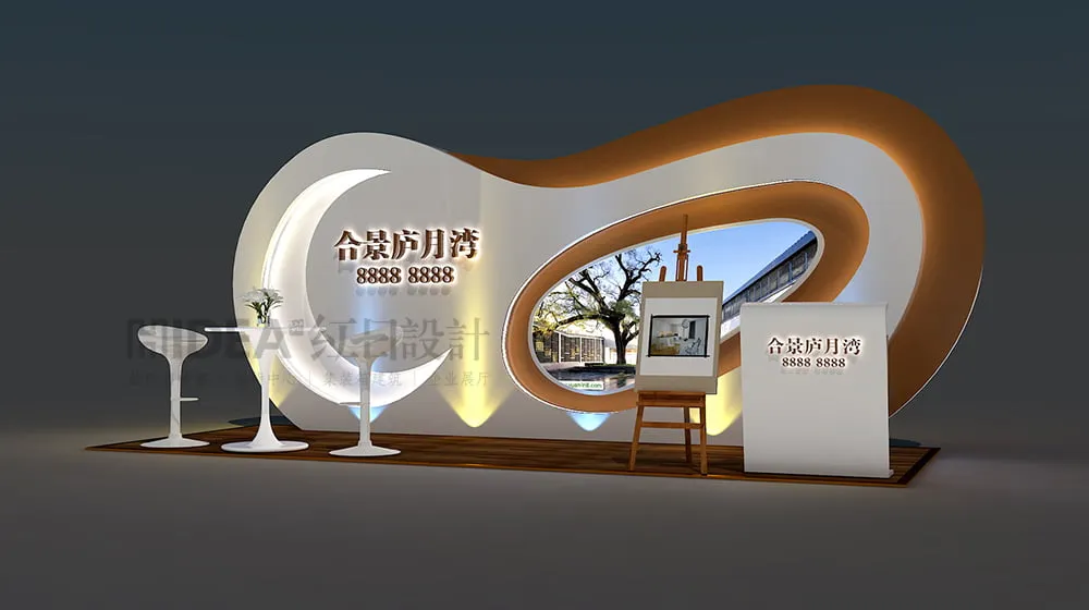 合景庐月湾临展点设计施工