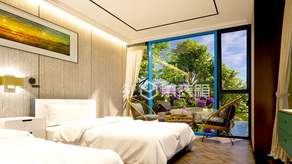 湖南漳州集装箱民宿酒店设计施工