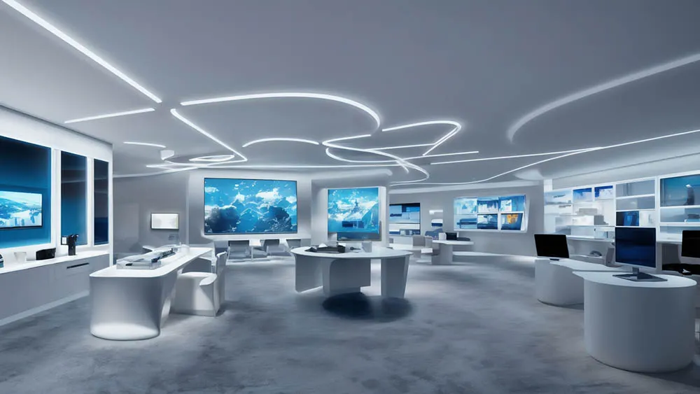 泰兴医疗科技展厅设计施工