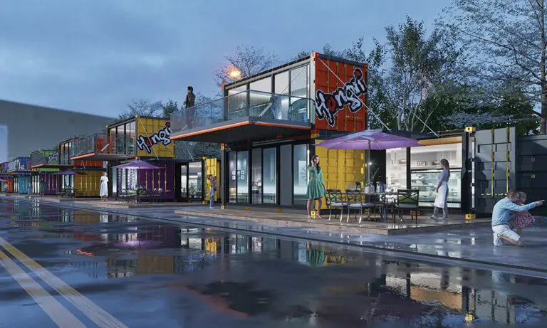 房地产临时展厅城市会客厅