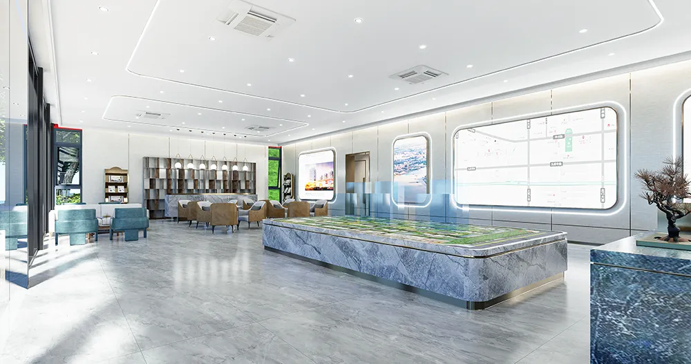 广州佛山国弘制造产业园售楼部设计施工