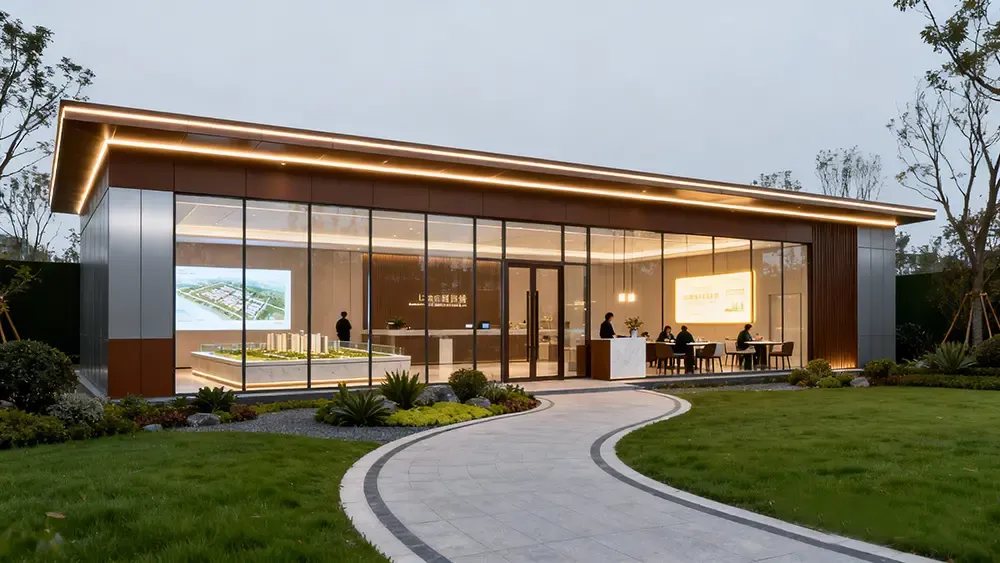 江西江新置业接待中心售楼部设计施工