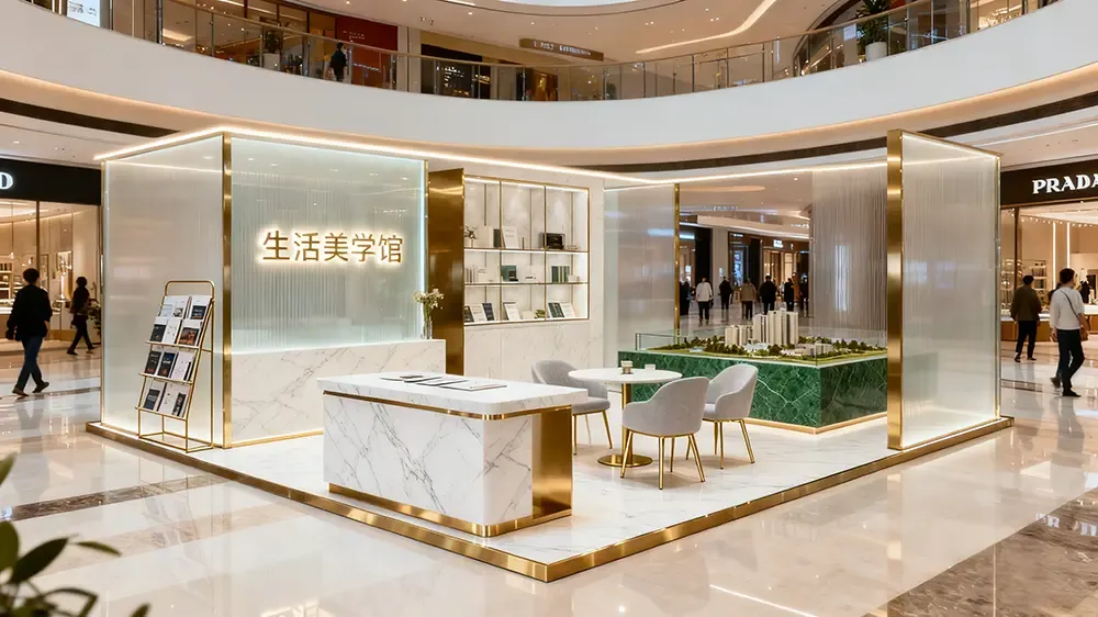 万象城生活美学馆展台展厅设计施工